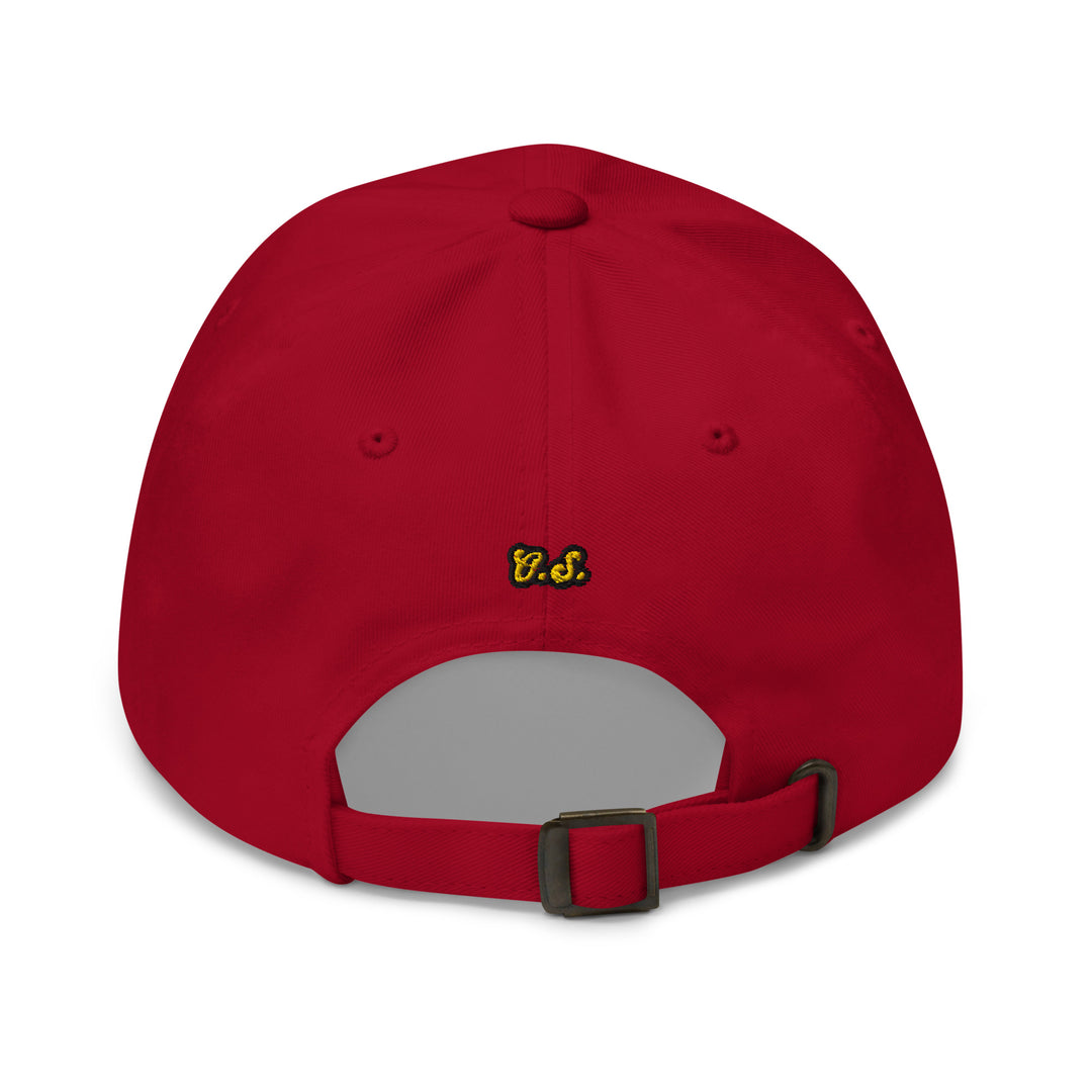 Trying: Red Dad Hat