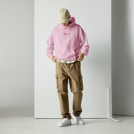 Trying: Pink Hoodie