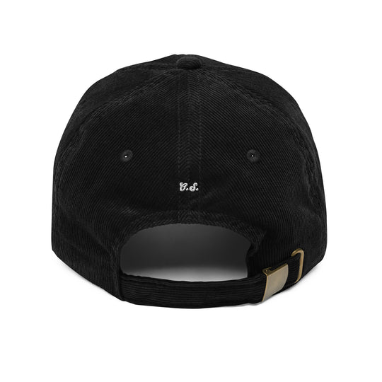 Trying: Black Corduroy Hat