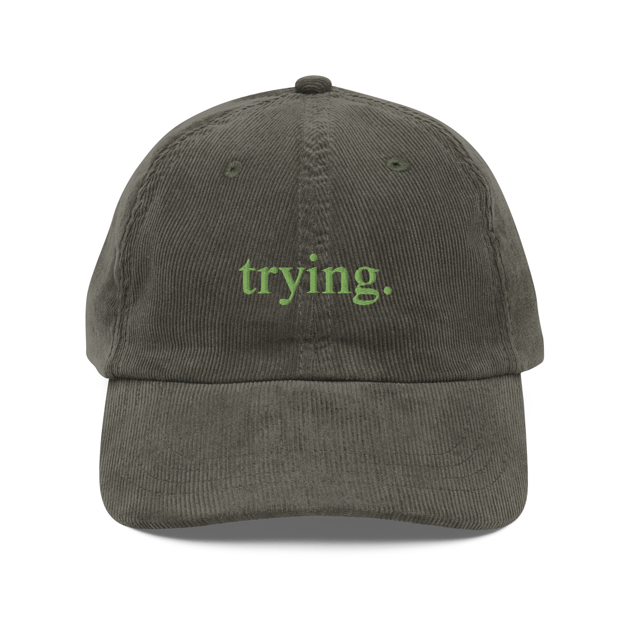 Trying: Olive Corduroy Hat – Oh Sure Store